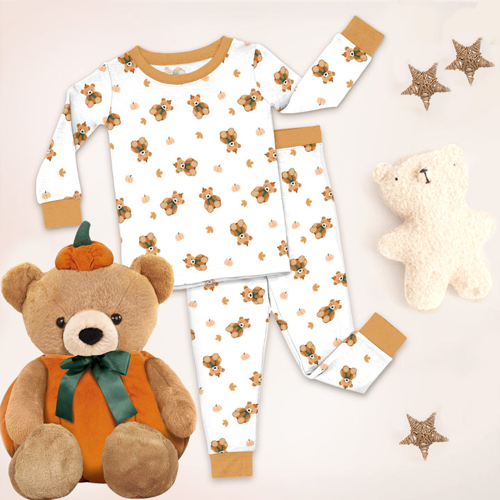 Punkin Teddy Bear Bamboo Pajama for Baby