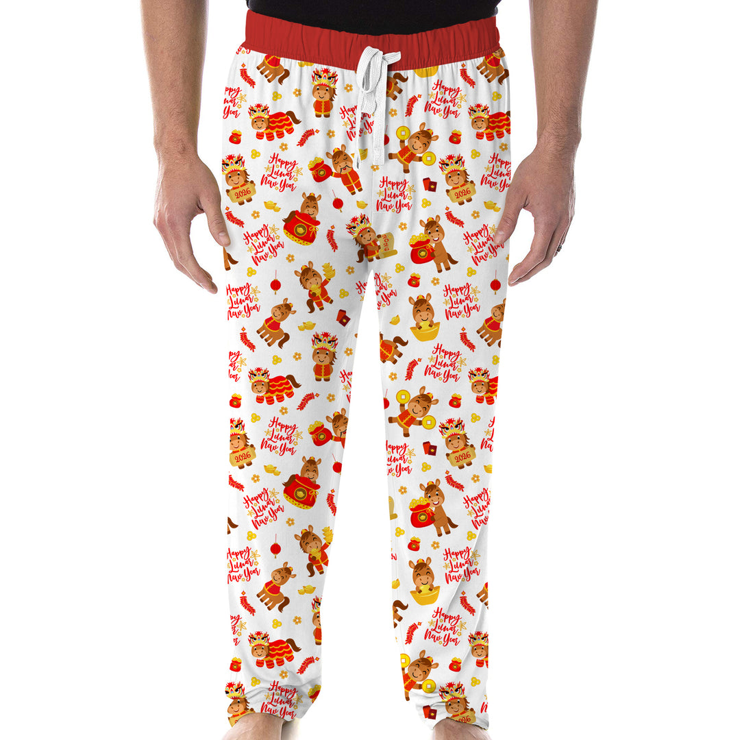 Year of the Horse Men's Pajama Set
