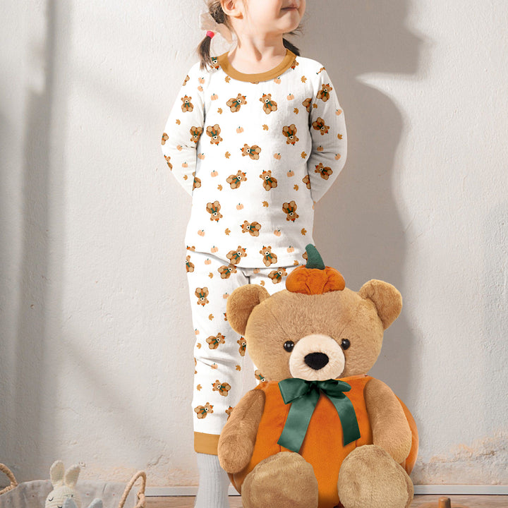 Punkin Teddy Bear Bamboo Pajama for Baby