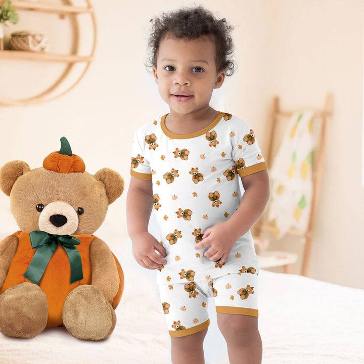 Punkin Teddy Bear Bamboo Pajama for Baby