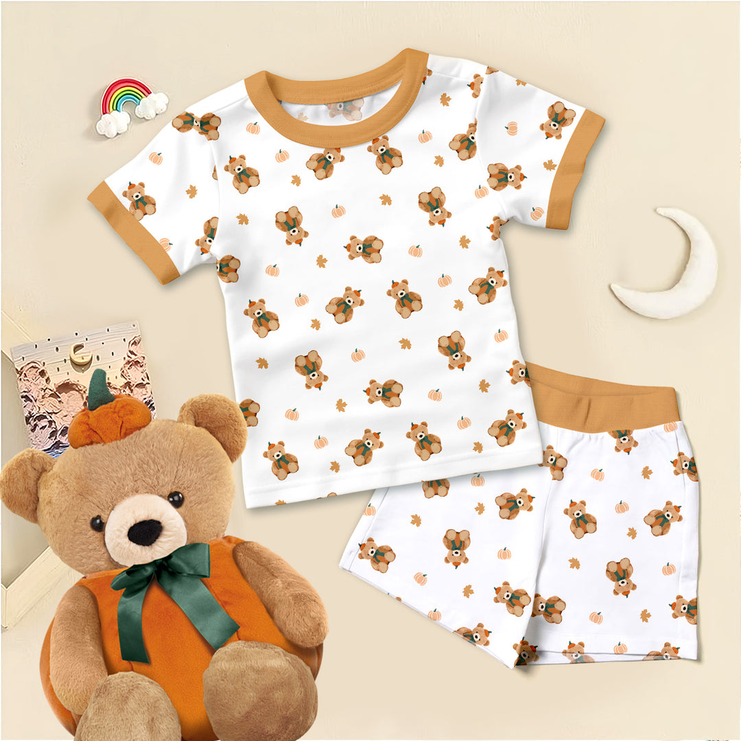 Punkin Teddy Bear Bamboo Pajama for Baby