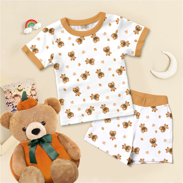 Punkin Teddy Bear Bamboo Pajama for Baby