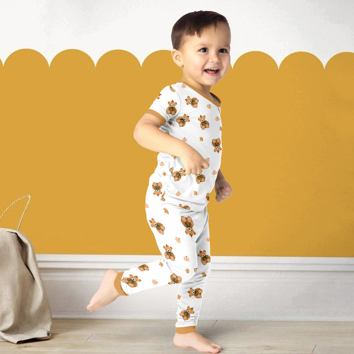 Punkin Teddy Bear Bamboo Pajama for Baby