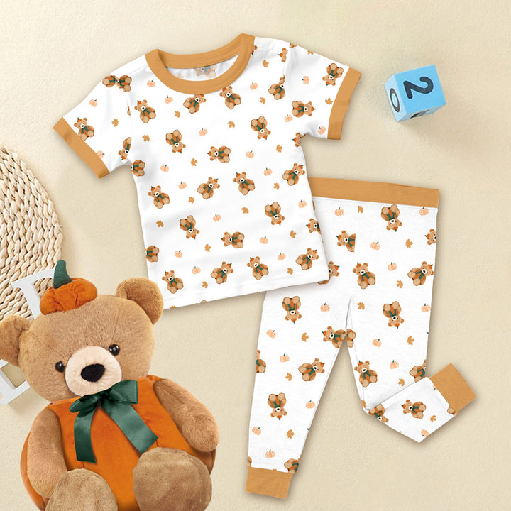 Punkin Teddy Bear Bamboo Pajama for Baby
