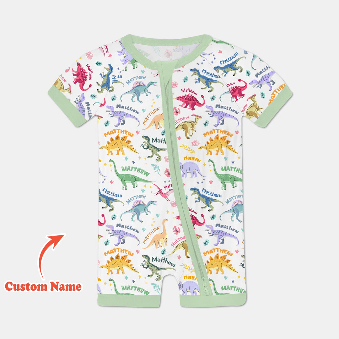 Dino Roar Custom Name Shorty Zippy