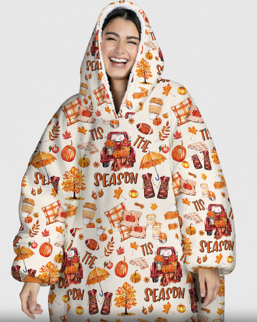 Plantilla de Sudadera Manta de Bambú Personalizada