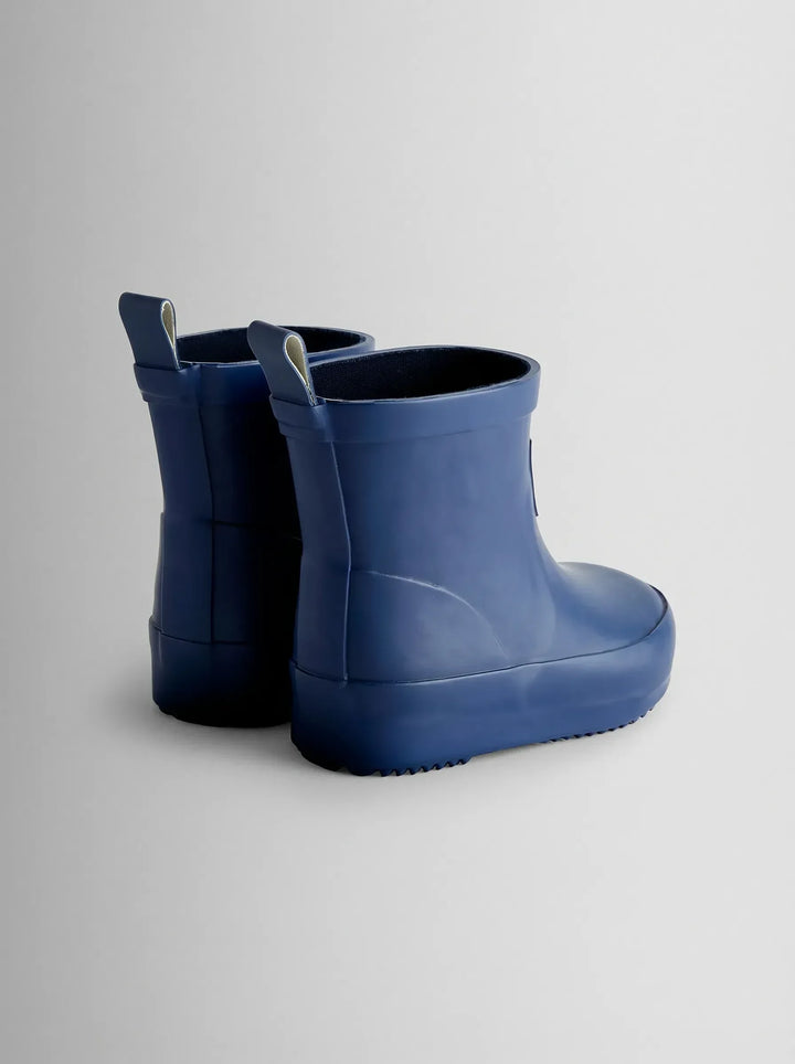 Botas de agua cortas lisas azul marino