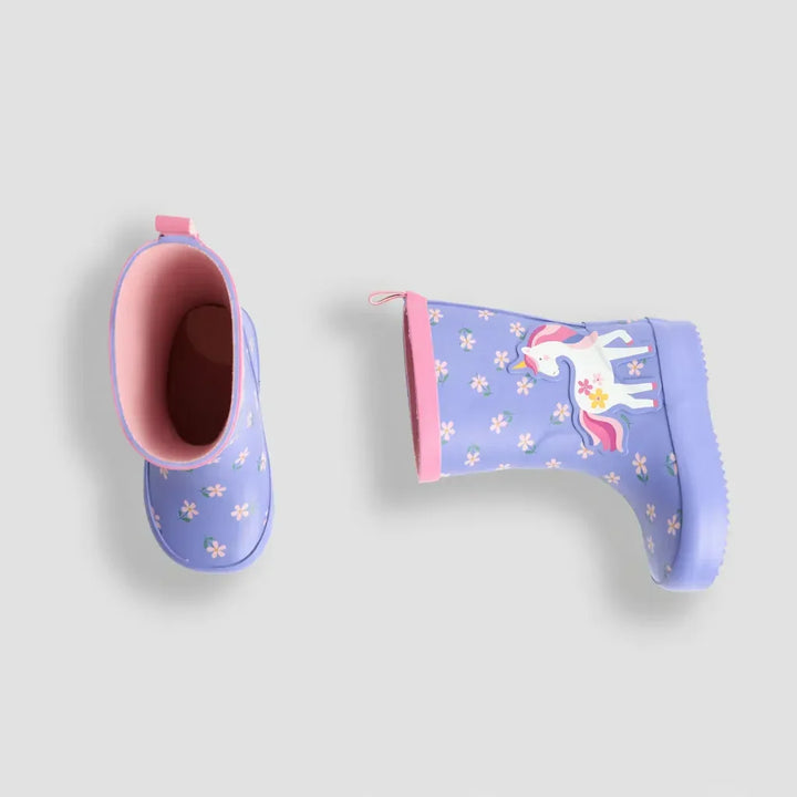 Purple Unicorn Wellies