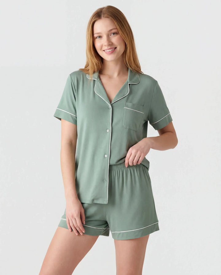 Willow Bamboo Women Short Pajama Set
