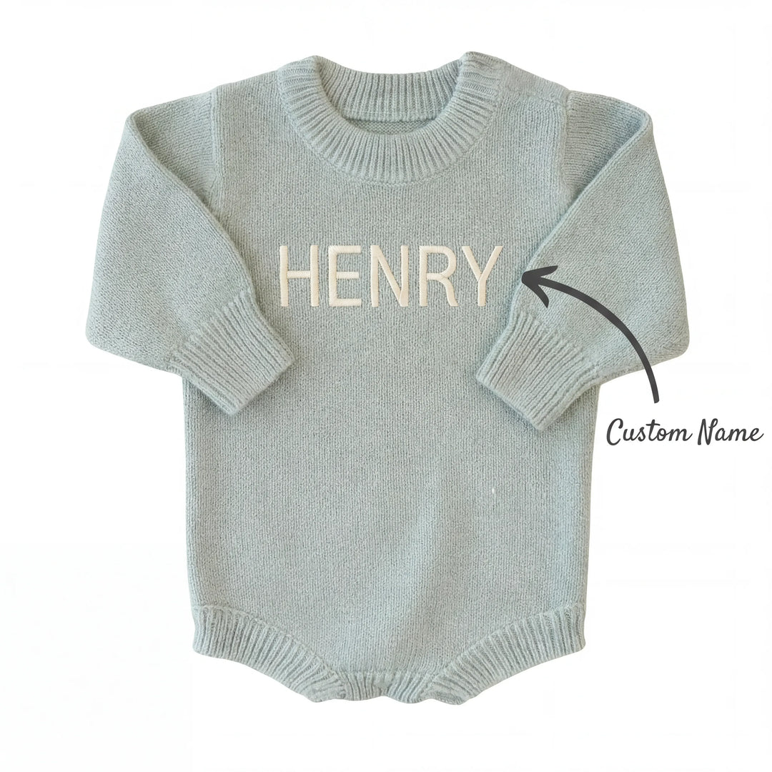 Custom Name Knit Sweater Bubble