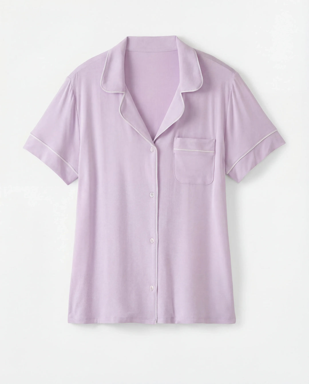 Misty Lavender Bamboo Women Short Pajama Set