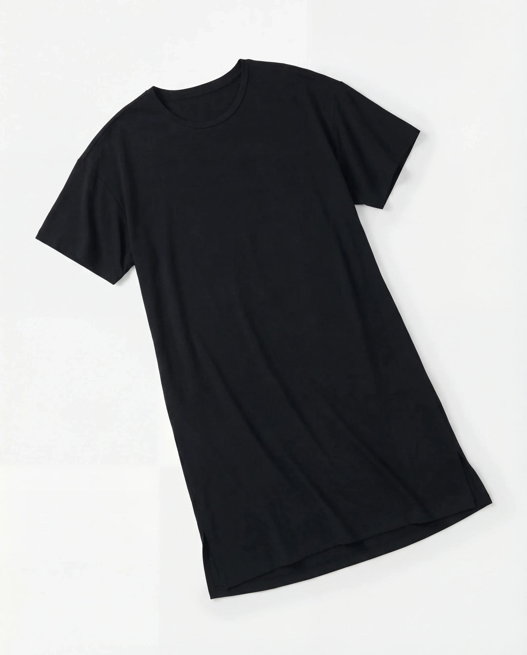 Black Bamboo Women Lounge Dress