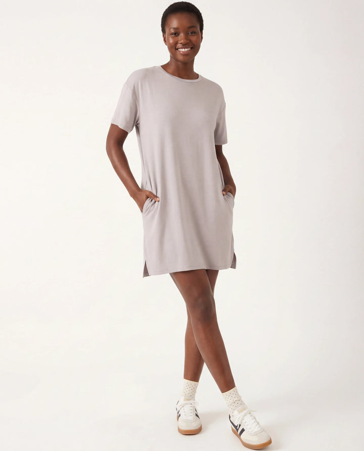Dove Gray Bamboo Women Lounge Dress