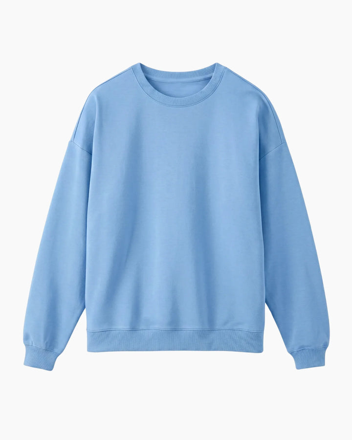 Solid Color Bamboo Adult Crewneck Sweatshirt