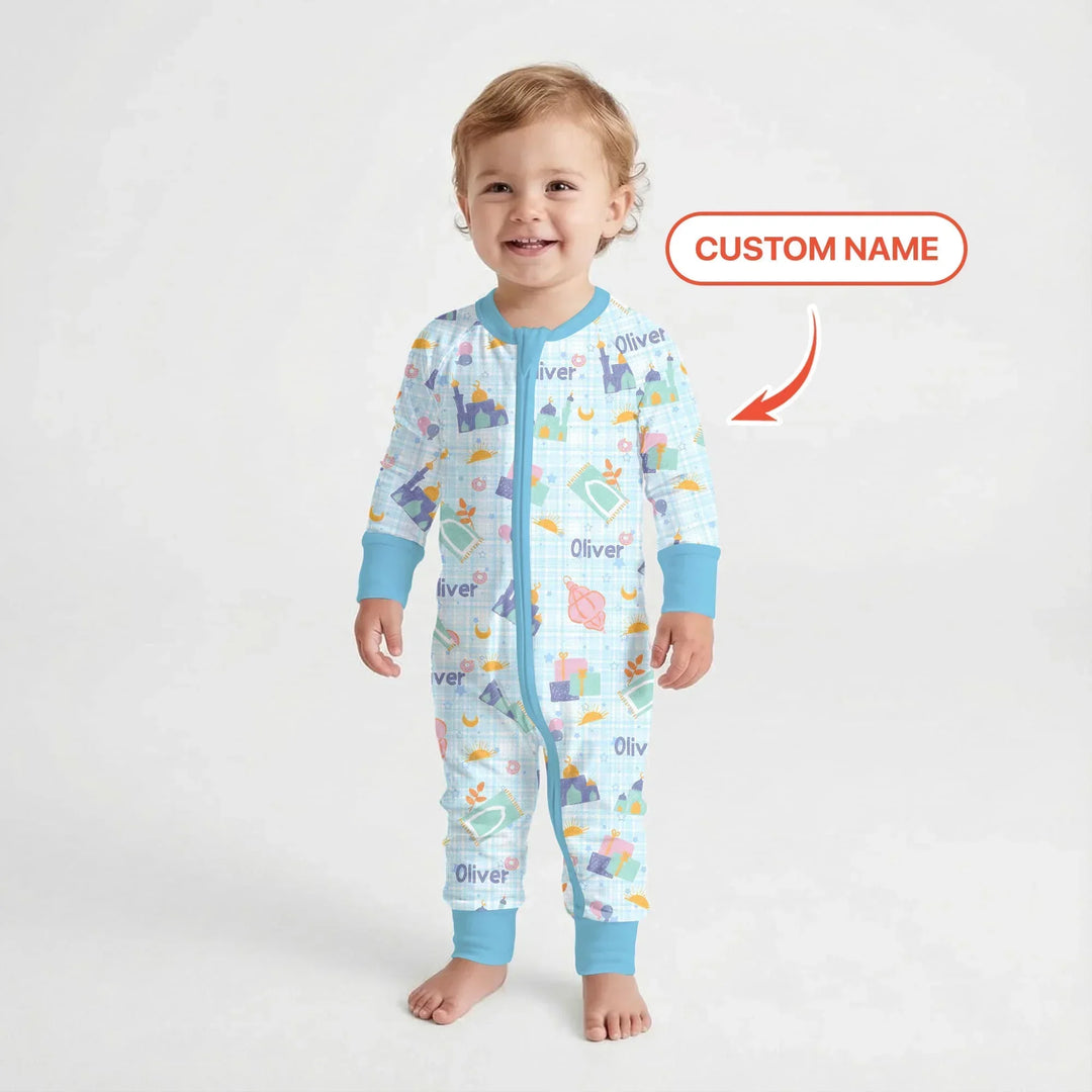 Gerippte Babykleidung mit individuellem Foto - Weich &amp; Skizzenhaft