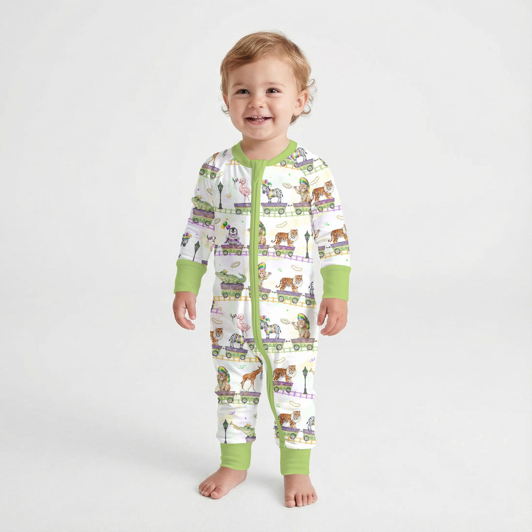 Mardi Gras Jungle Krewe Convertible Zippy