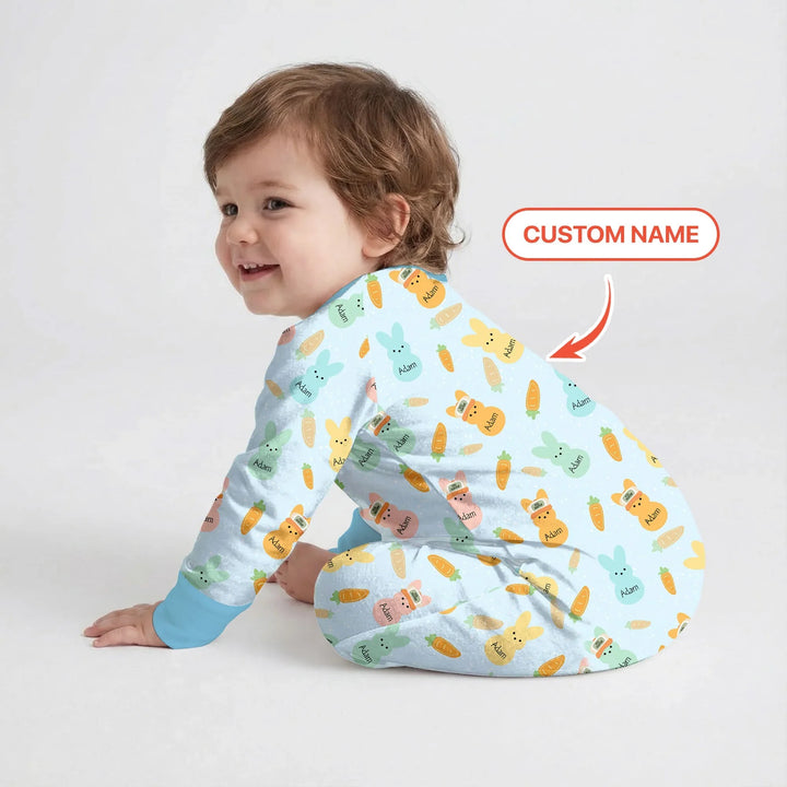 Custom Name Easter Bunny Convertible Zippy