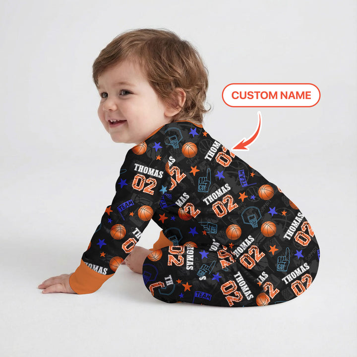 Custom Name Basketball Time Convertible Zippy