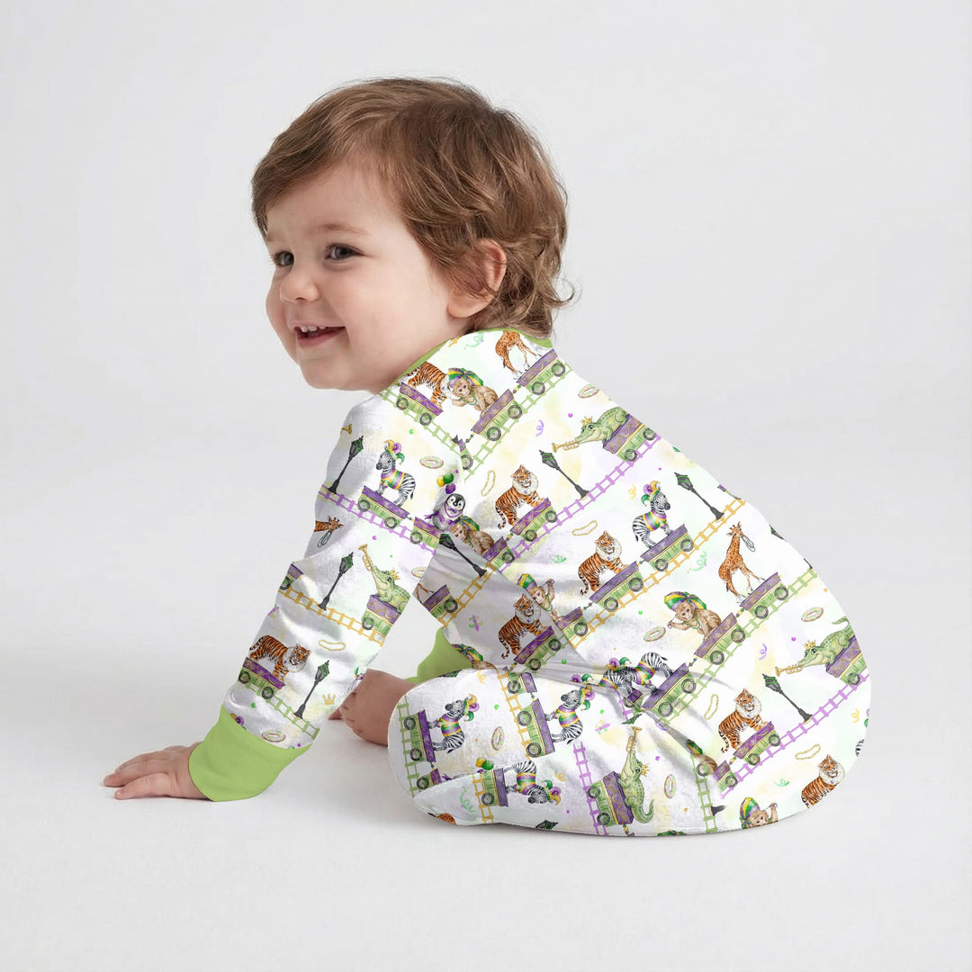 Mardi Gras Jungle Krewe Convertible Zippy