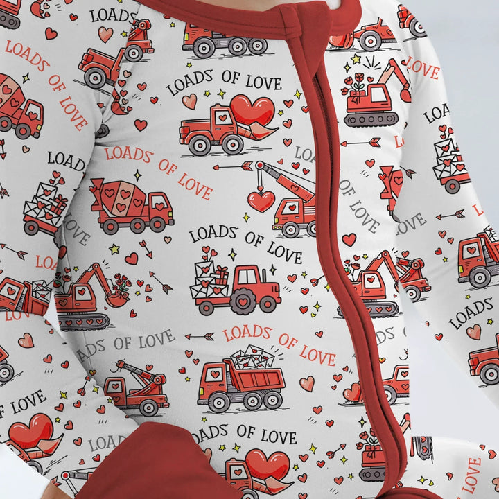 Construction Trucks Loads of Love Convertible Zippy