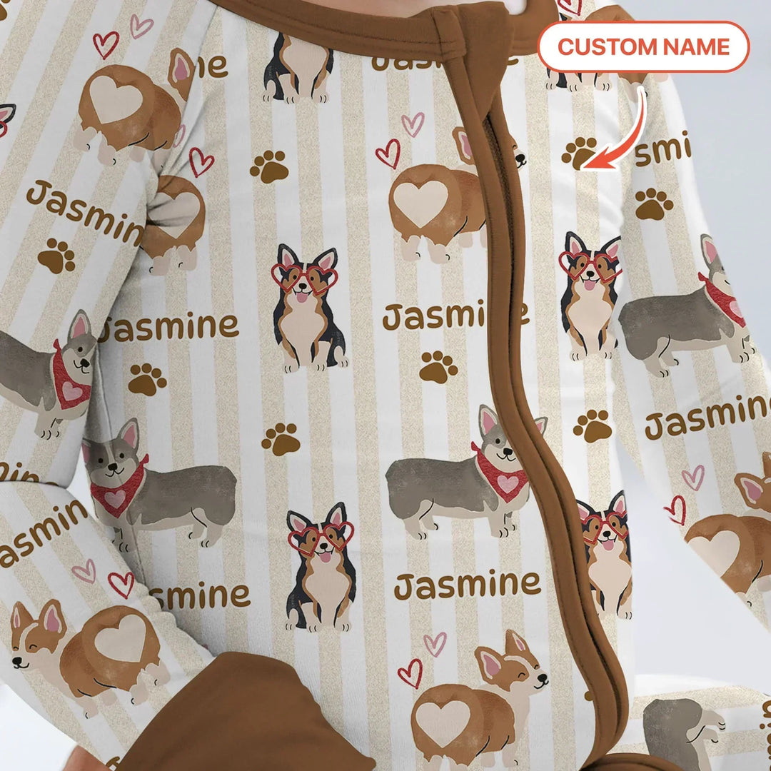 Gerippte Babykleidung mit individuellem Foto - Weich &amp; Skizzenhaft