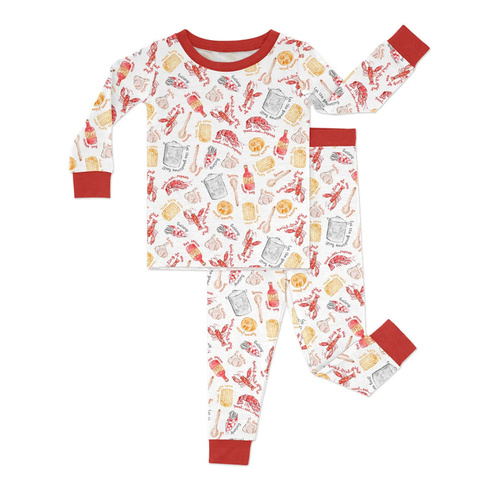 Crawfish Boil Two Piece Long Sleeve Pajama Set