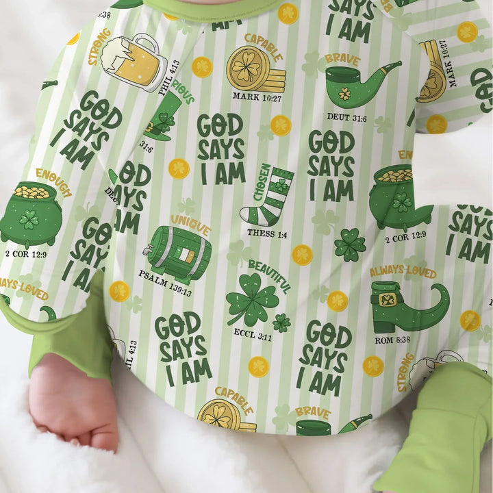 God Says I Am - Lucky & Loved Convertible Zippy