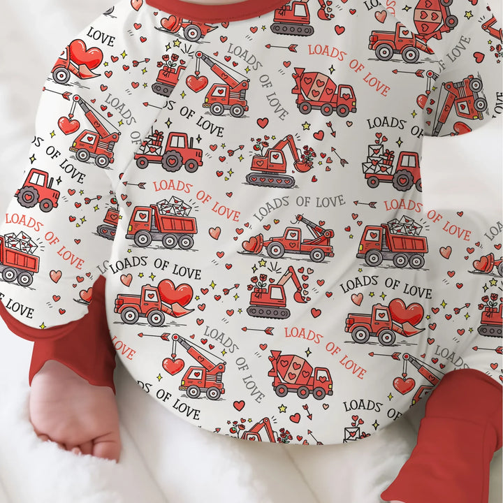 Construction Trucks Loads of Love Convertible Zippy