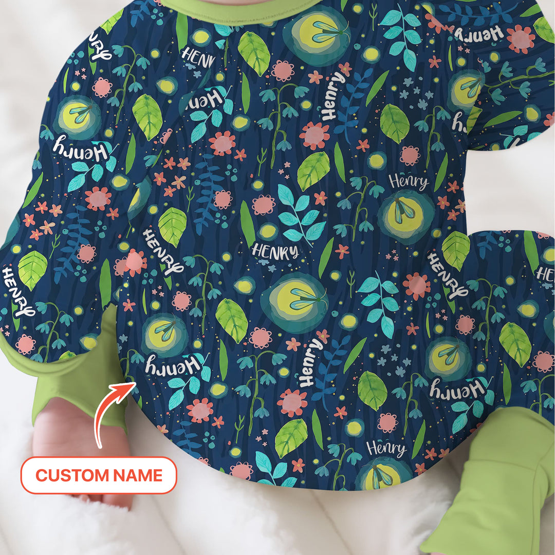 Nighttime Bugs Custom Name Convertible Zippy