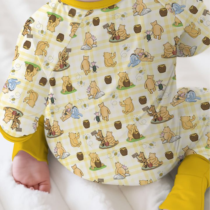 Bear & Friends Yellow Plaid Convertible Zippy