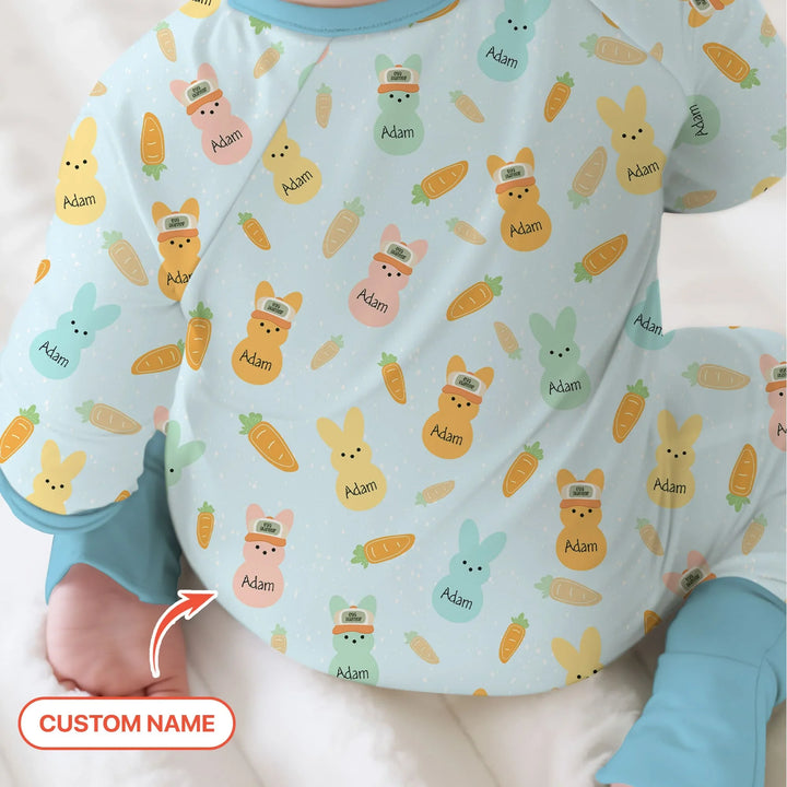 Custom Name Easter Bunny Convertible Zippy