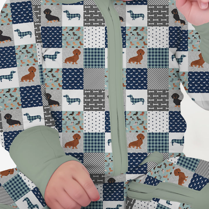 Playful Dachshund Delight Convertible Zippy