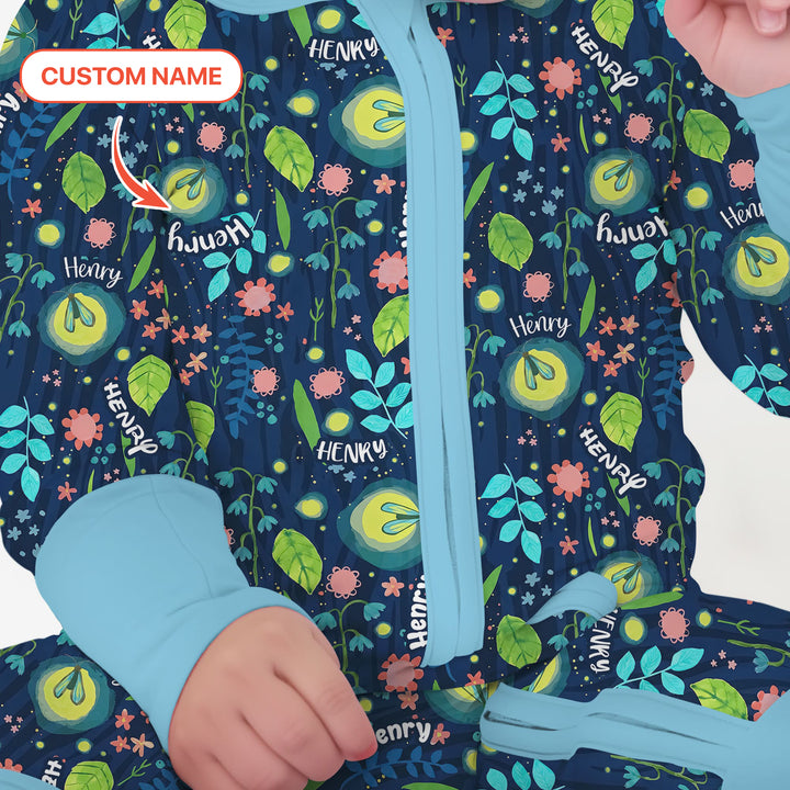 Nighttime Bugs Custom Name Convertible Zippy