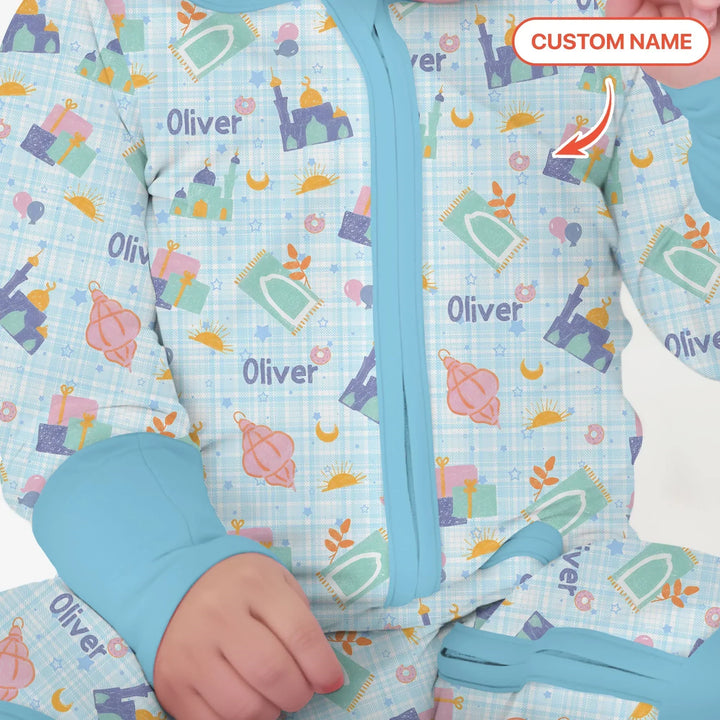 Gerippte Babykleidung mit individuellem Foto - Weich &amp; Skizzenhaft