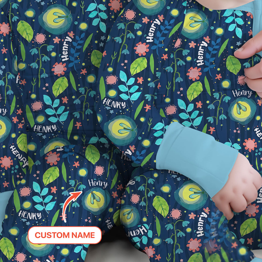 Nighttime Bugs Custom Name Convertible Zippy