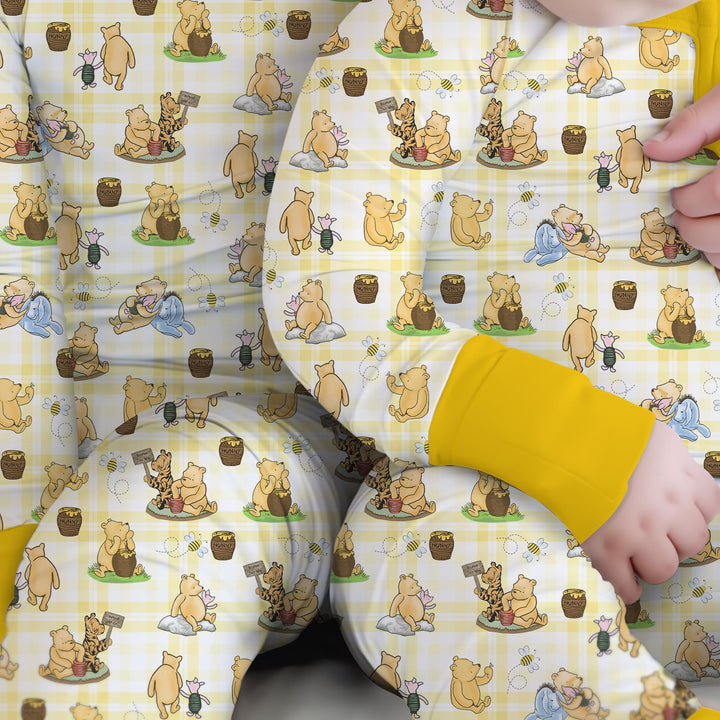 Bear & Friends Yellow Plaid Convertible Zippy