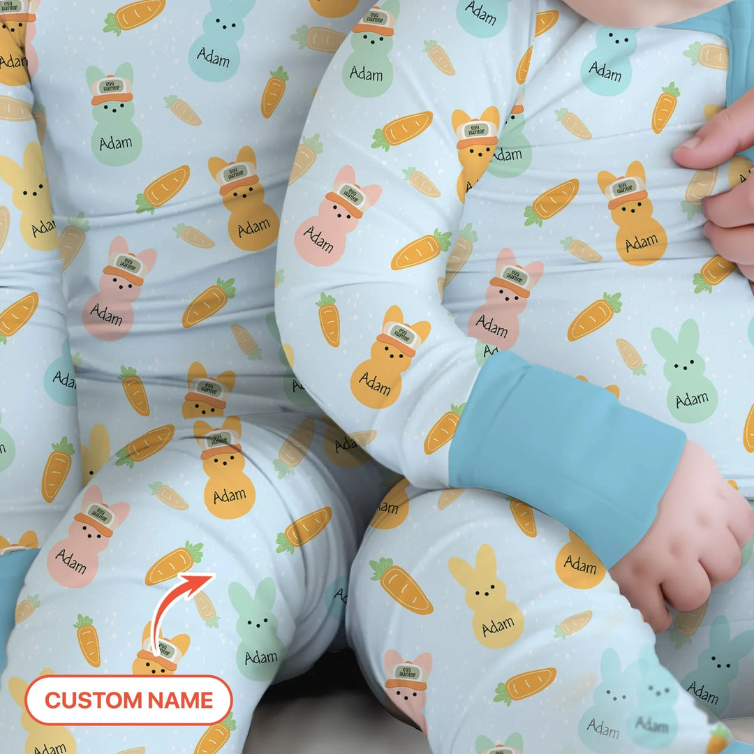 Custom Name Easter Bunny Convertible Zippy