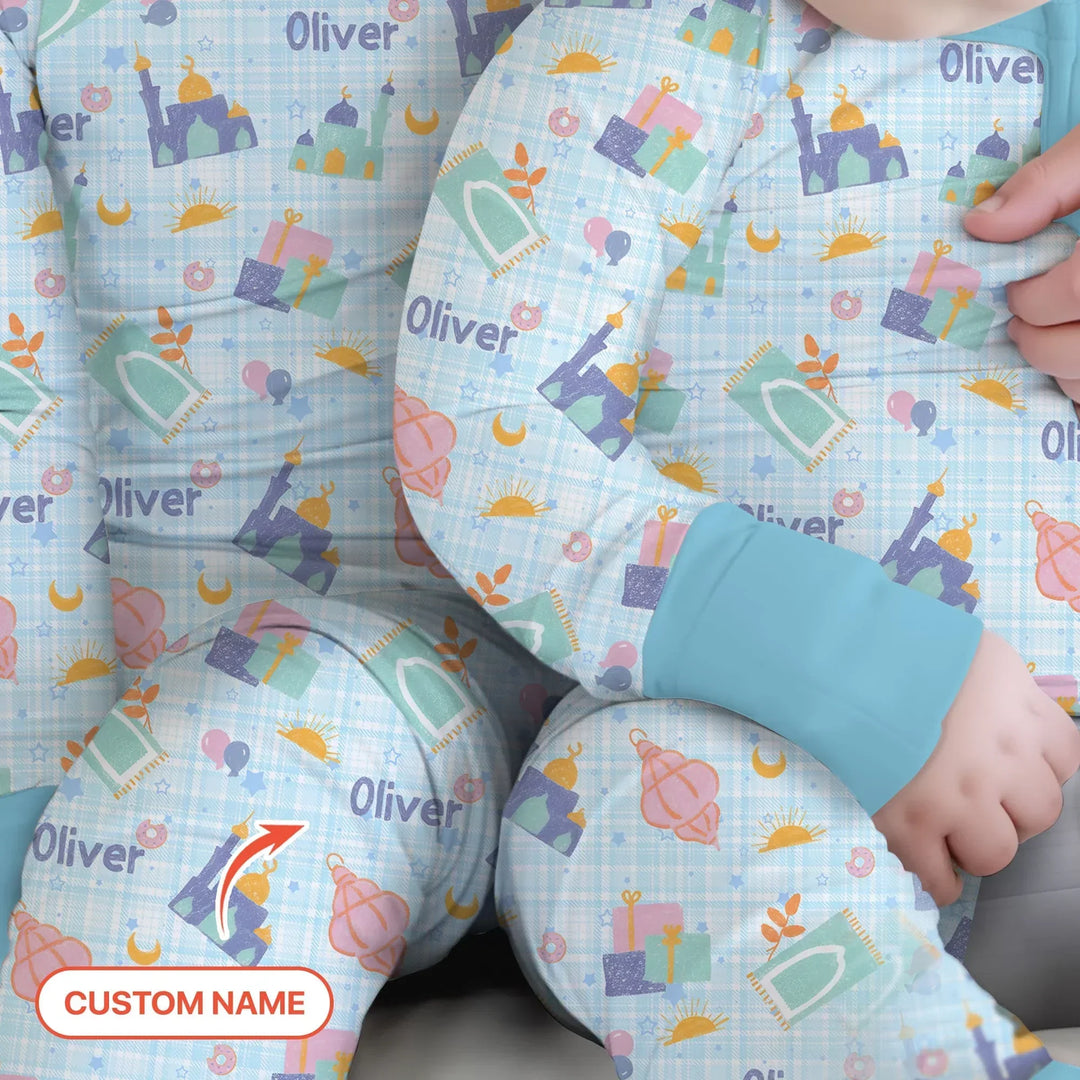 Gerippte Babykleidung mit individuellem Foto - Weich &amp; Skizzenhaft