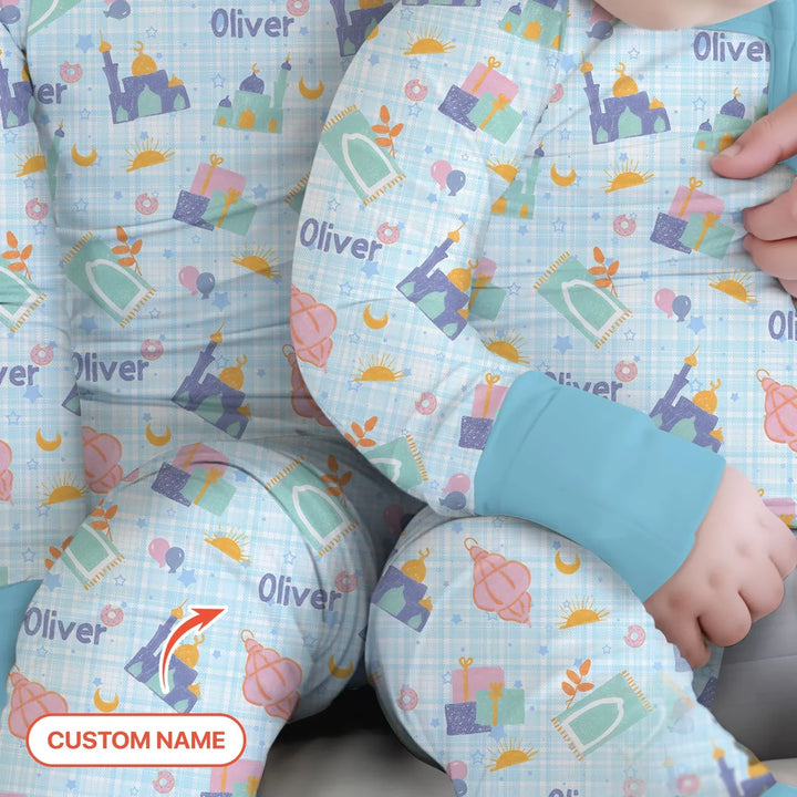 Gerippte Babykleidung mit individuellem Foto - Weich &amp; Skizzenhaft