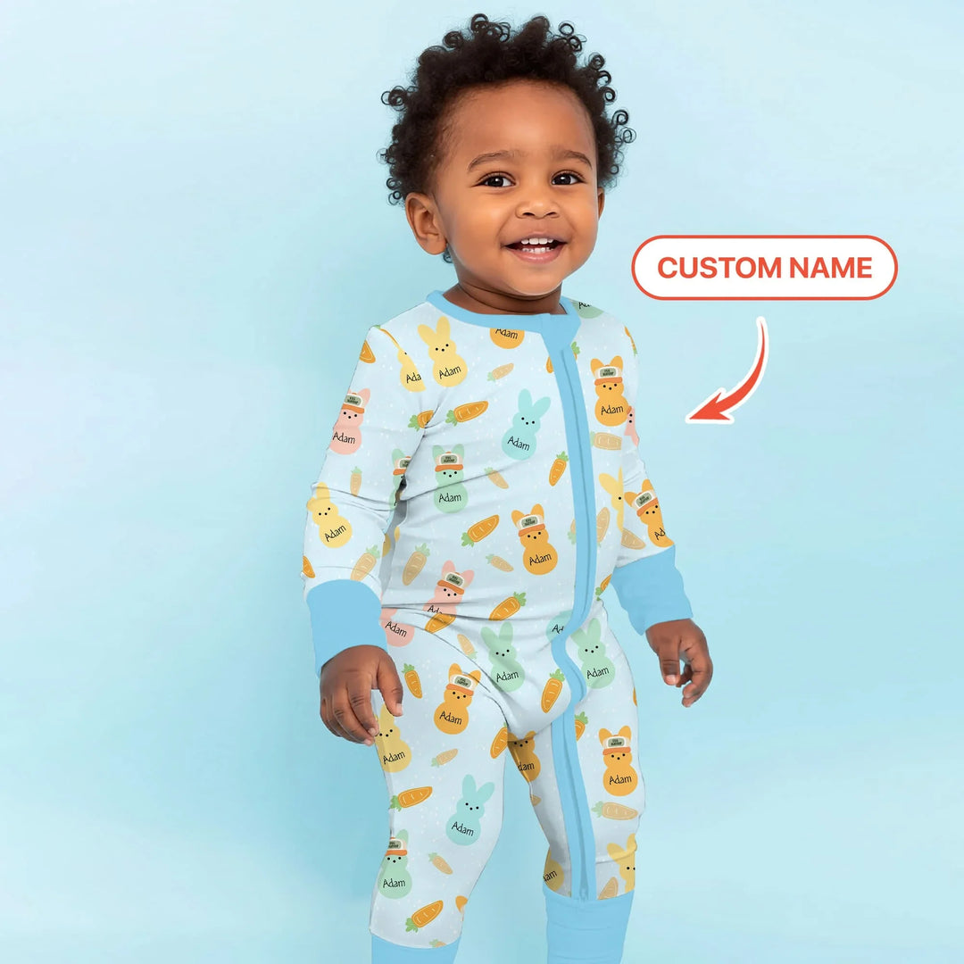 Custom Name Easter Bunny Convertible Zippy