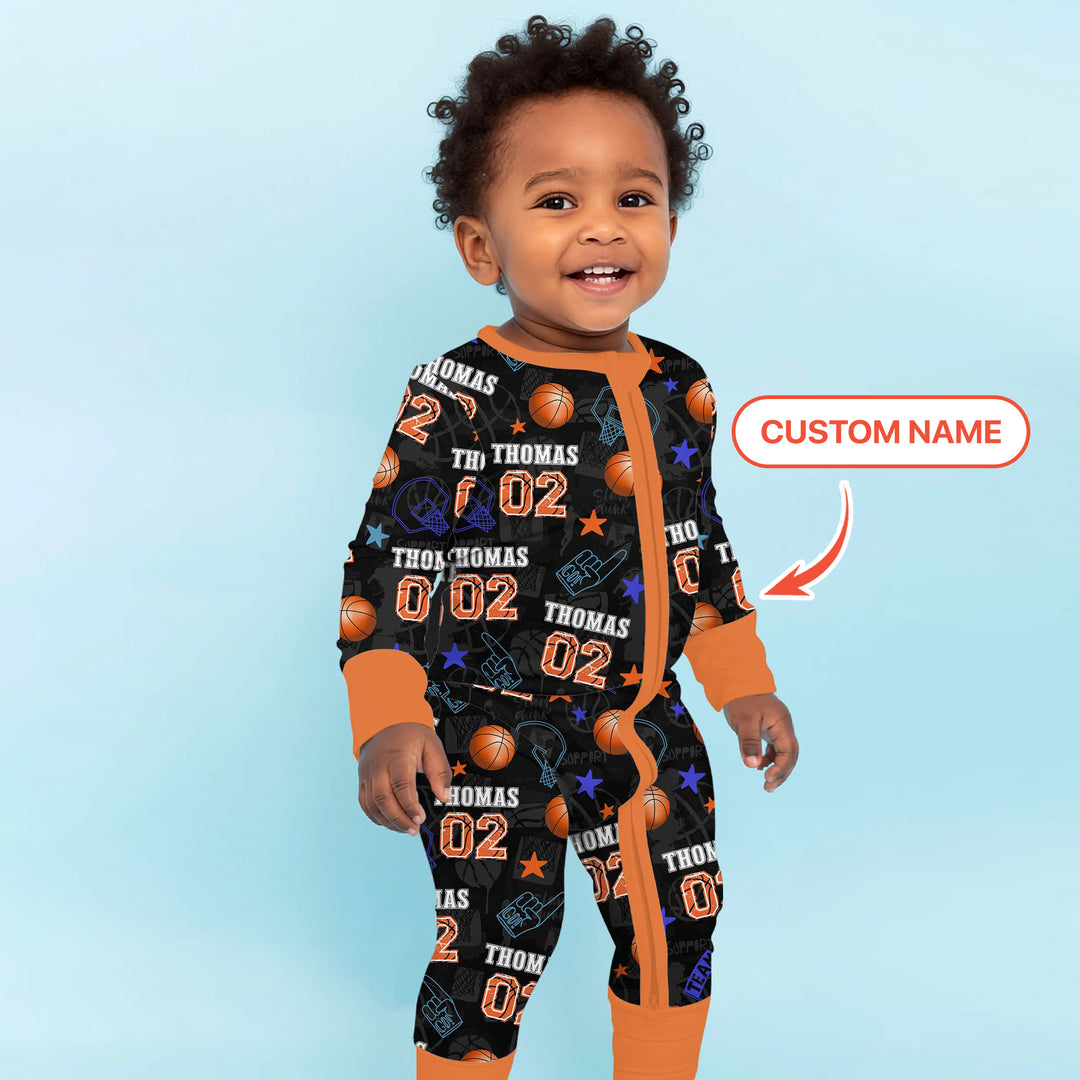 Custom Name Basketball Time Convertible Zippy