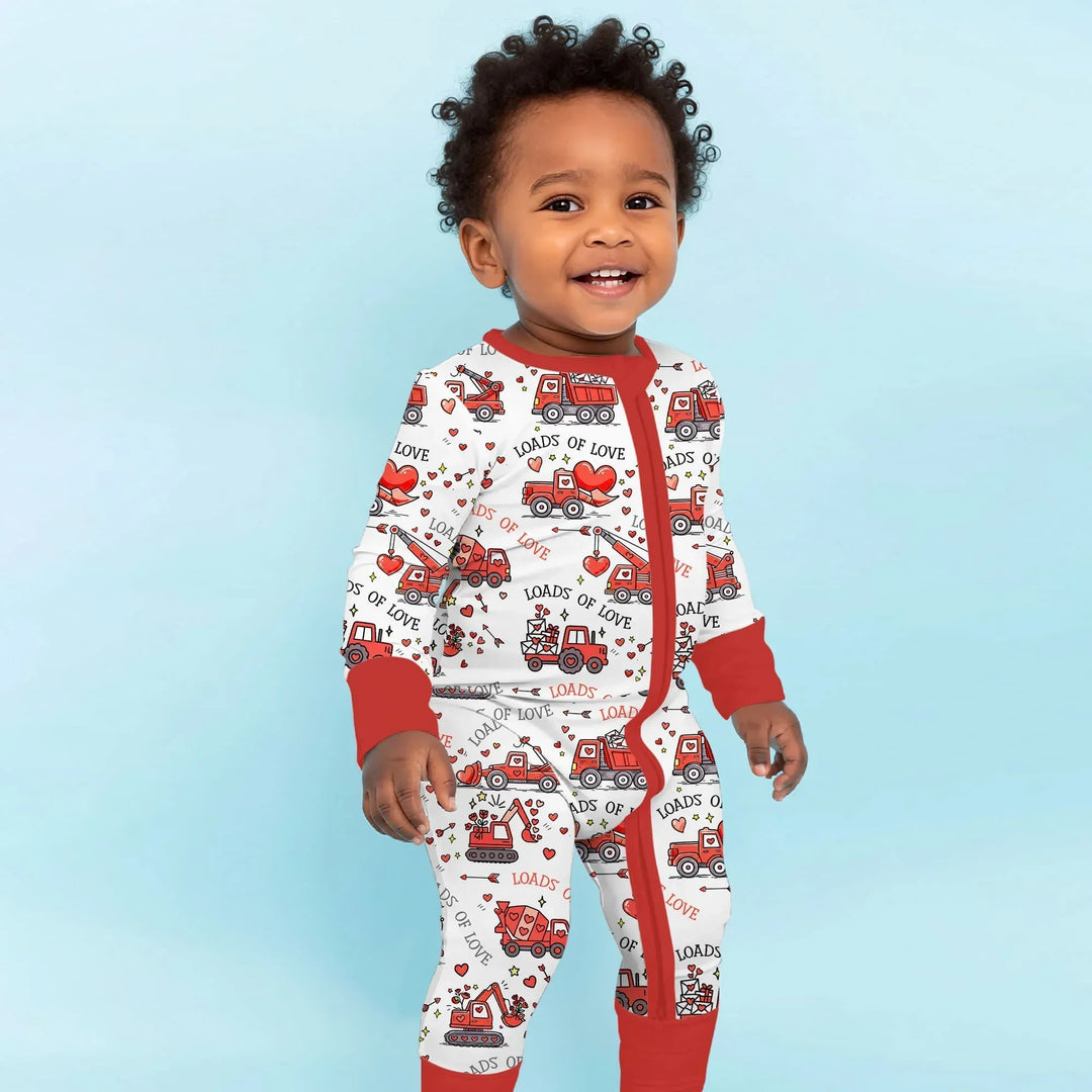 Construction Trucks Loads of Love Convertible Zippy