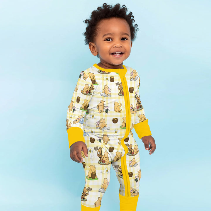 Bear & Friends Yellow Plaid Convertible Zippy