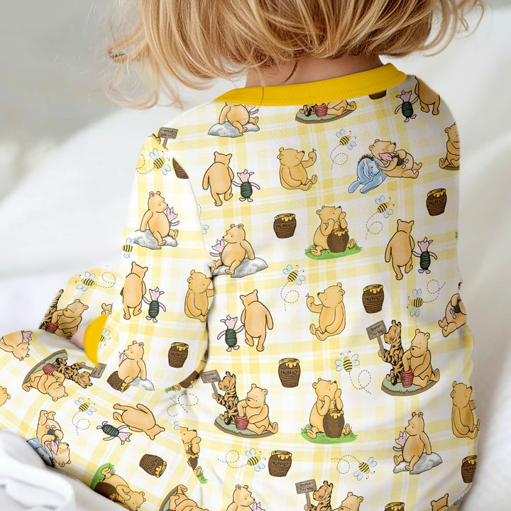 Bear & Friends Yellow Plaid Convertible Zippy
