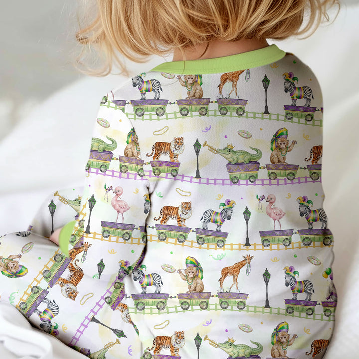 Mardi Gras Jungle Krewe Convertible Zippy