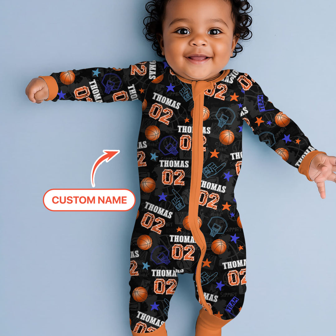 Custom Name Basketball Time Convertible Zippy