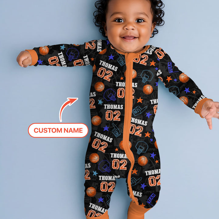 Custom Name Basketball Time Convertible Zippy