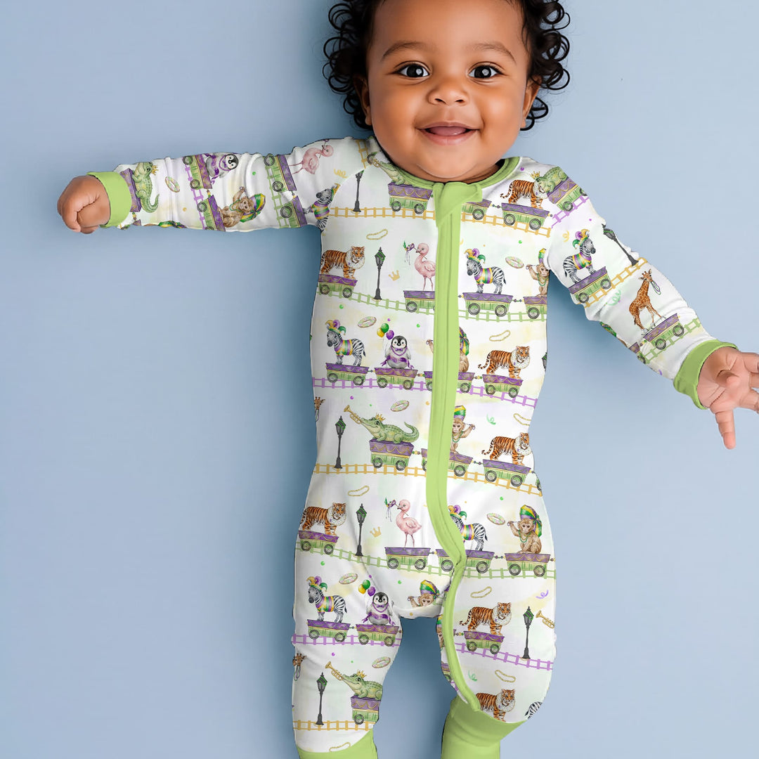 Mardi Gras Jungle Krewe Convertible Zippy