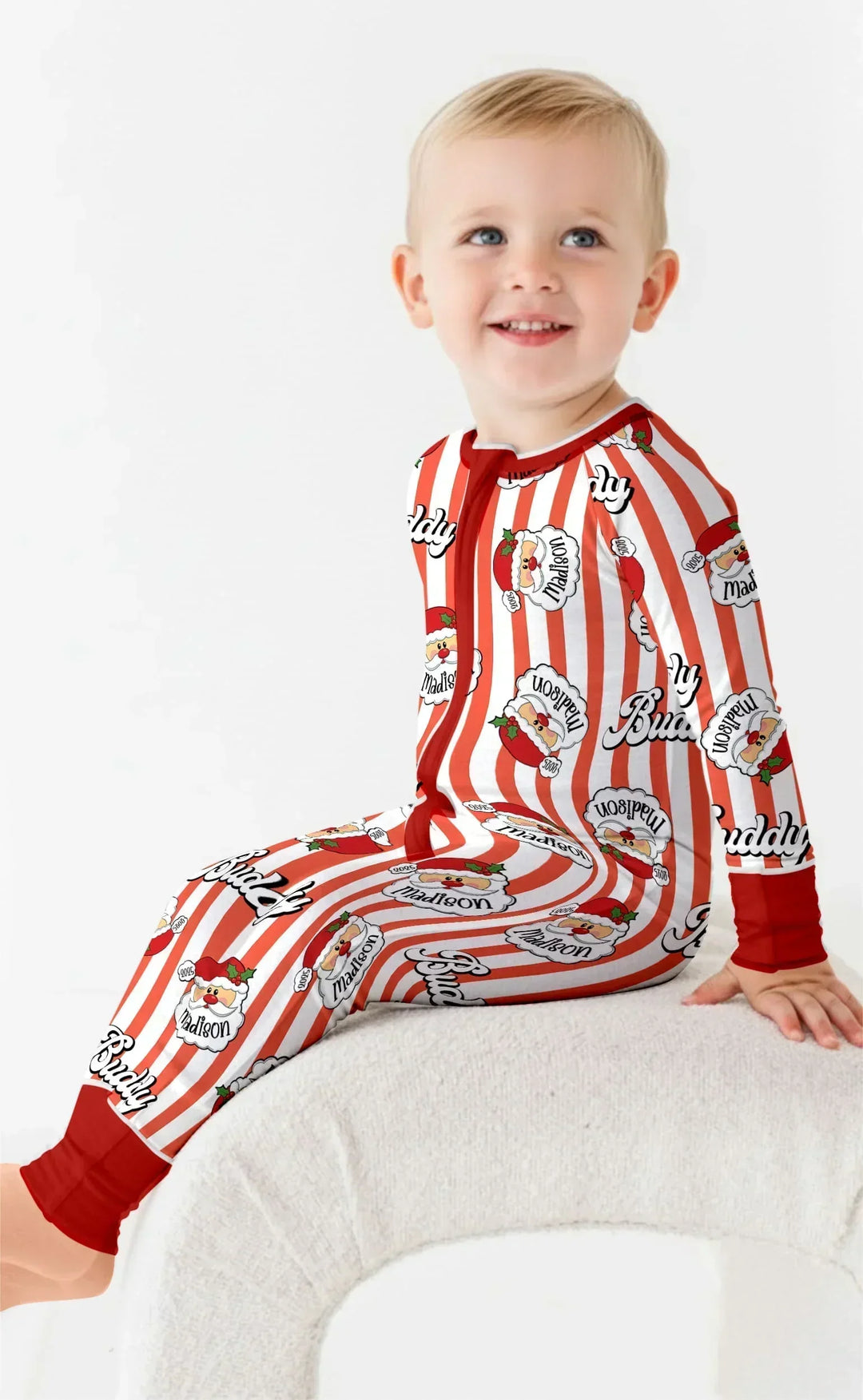 Christmas Santa Claus Custom Name Buddy Convertible Zippy