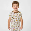 Dios Dice Que Soy – Conjunto de Pijama de Manga Corta de Bambú de Dos Piezas Little Blessings